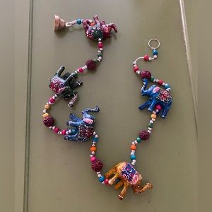 Handmade Lucky Elephant Chime/door hanger